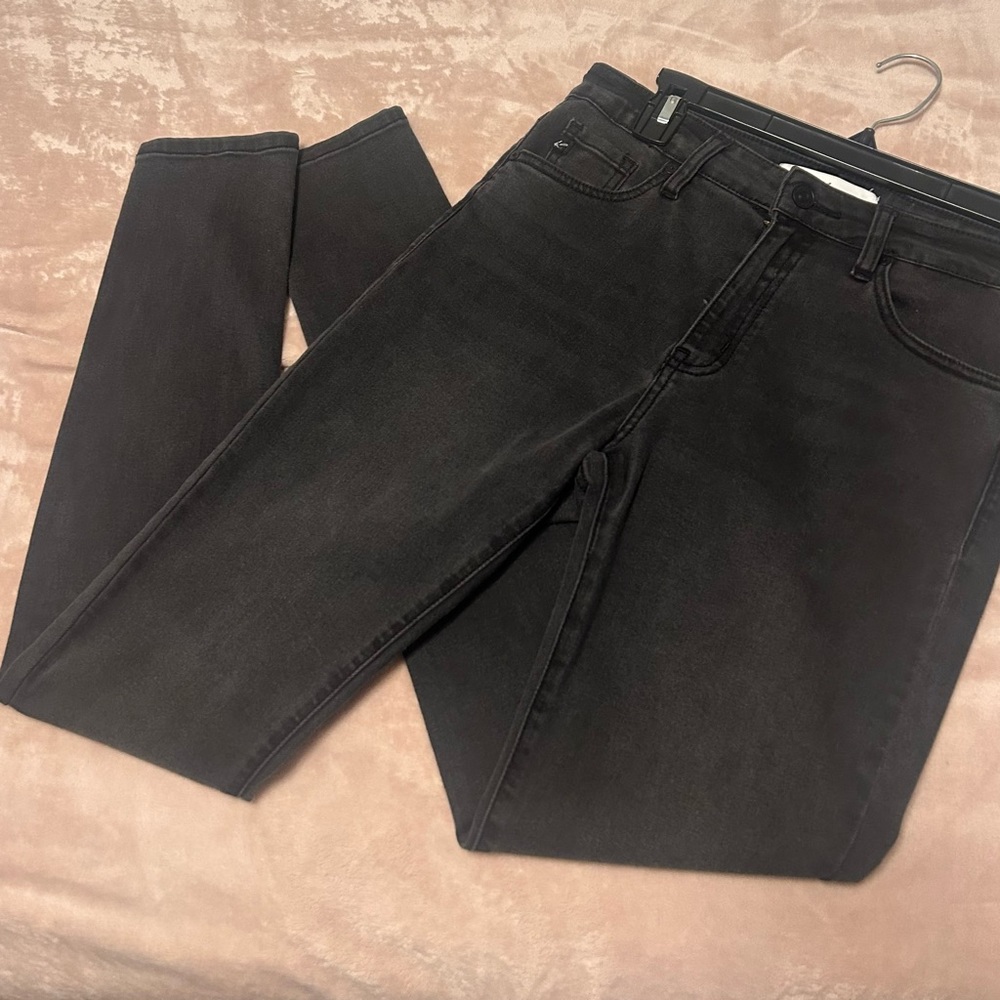 BLACK DENIM SKINNY JEANS SIZE 7/27